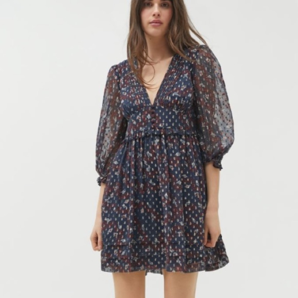 BNWT Printed Chiffon Dress